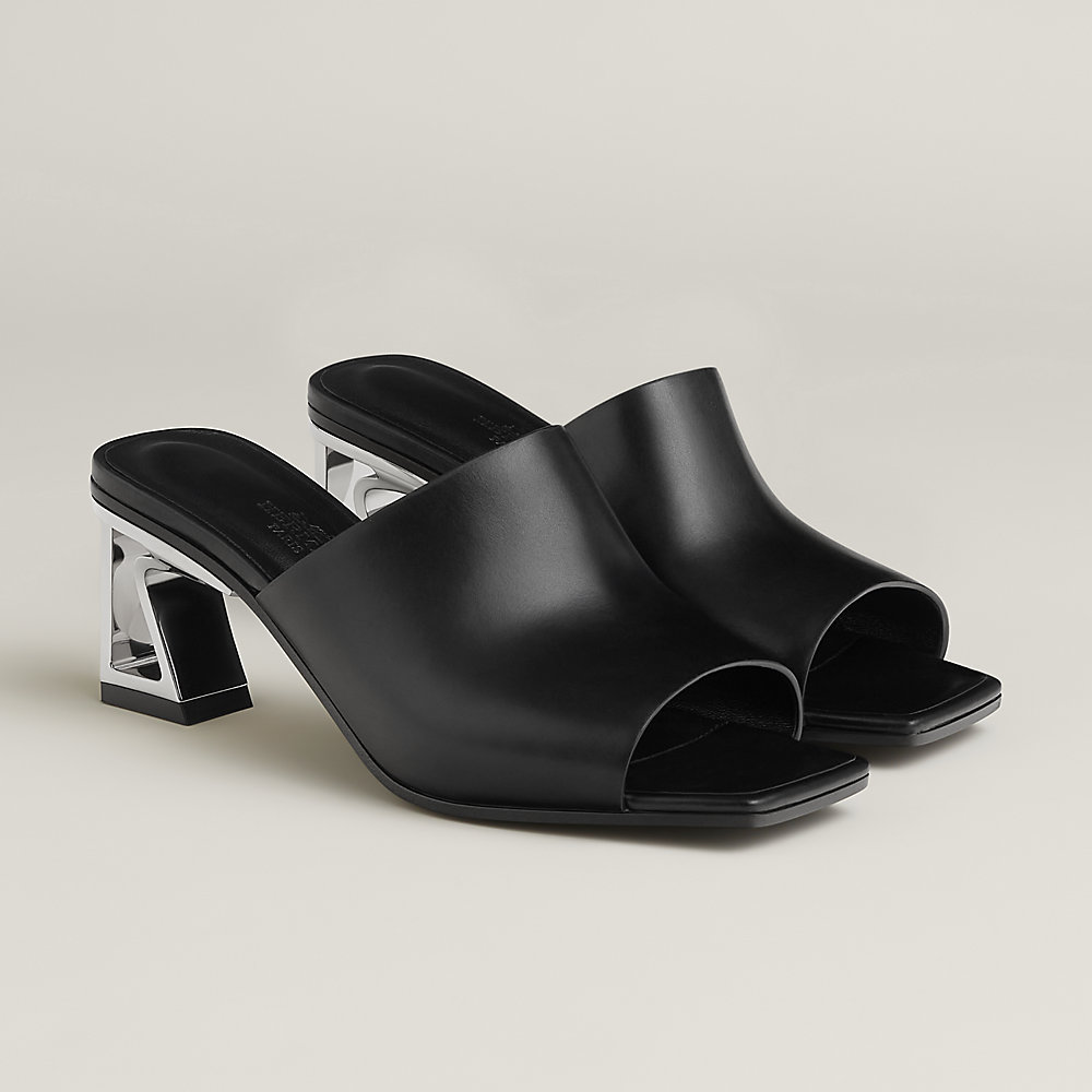 【大人可愛い♡】HERMES Kylie 60 レザーミュール ピンク Kylie 60 mule | Hermès Finland
